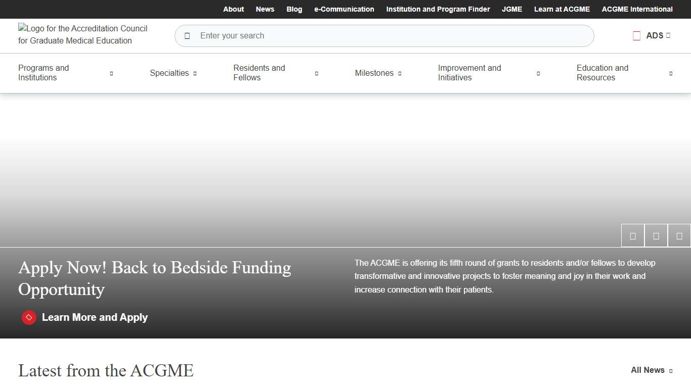 ACGME Home